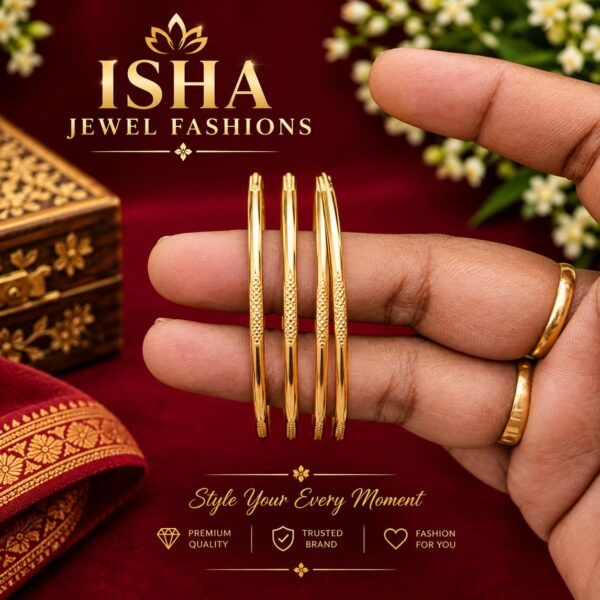 Pure Panchaloha Unpolished Daily Wear Bangles